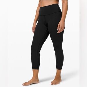 Lululemon Wunder Under 25” Black Leggings